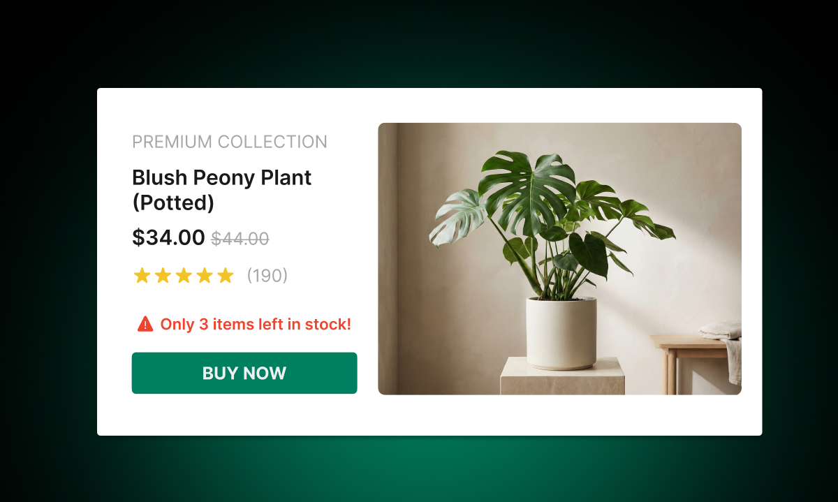 How to Show "Only X Left" Messages on Your Shopify Product Pages